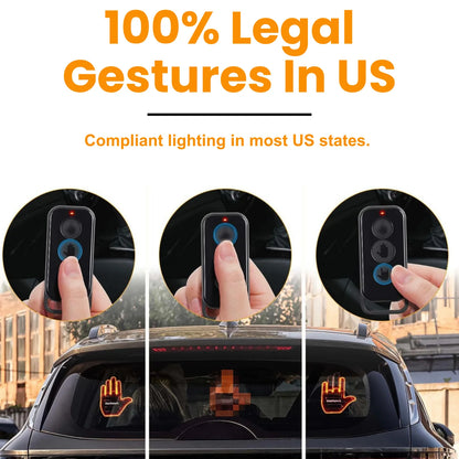 The Gesture Light™ - Led Hand Sign